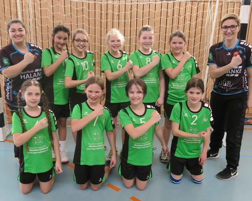 Weibliche Handball-E-Jugend des VfL-Herrenberg überlegener Staffelsieger